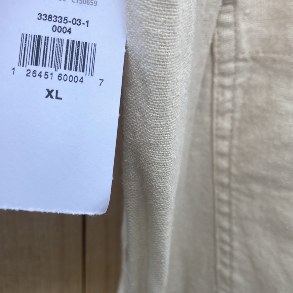 Brand new old navy linen pants- wide leg -XL-cream/beige color- - Picture 4 of 12